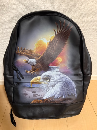 Supreme x MM6 Maison Margiela Eagle Leather Backpack "Black"