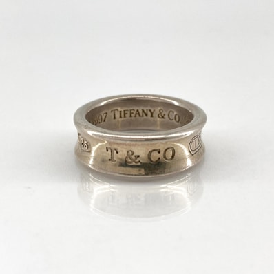 TIFFANY&Co.(ティファニー) 1837ナロー Ag925 #13号 リング・指輪 7.8g シルバー