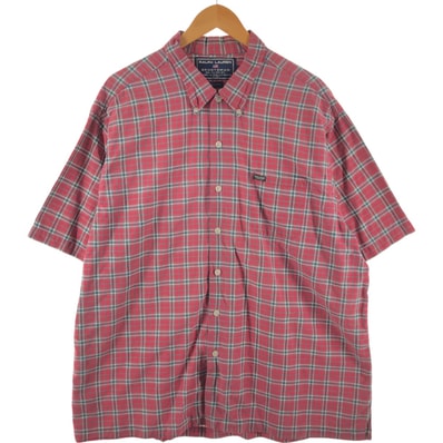 古着 ラルフローレン Ralph Lauren SPORTSMAN 半袖 ボタンダウン チェックシャツ メンズXXL相当/eaa533031