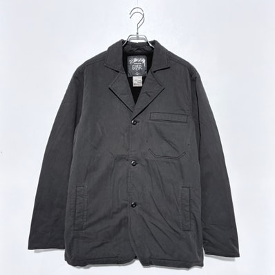 STUSSY FLEECE LINER WORK JACKET Black