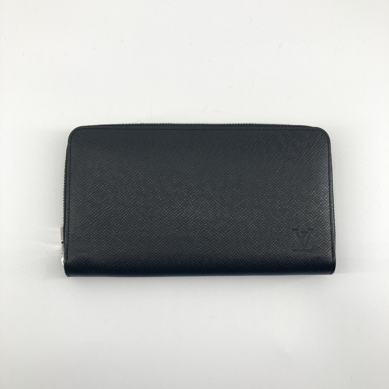 LOUIS VUITTON(ルイ・ヴィトン) ジッピー オーガナイザー NM ノワール ラウンド タイガ M30056 長財布 275g ブラック×シルバー