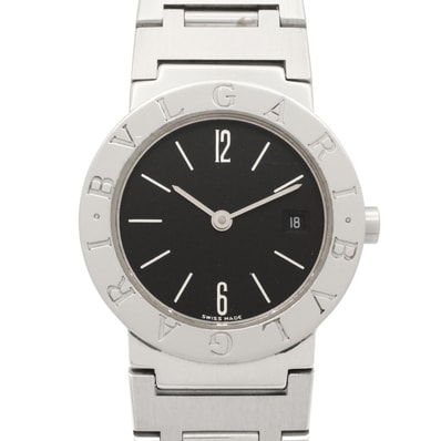 ブルガリ BVLGARI ブルガリ ブルガリ 腕時計 時計 ステンレススチール レディース ブラック系 BB26SSD 【中古】