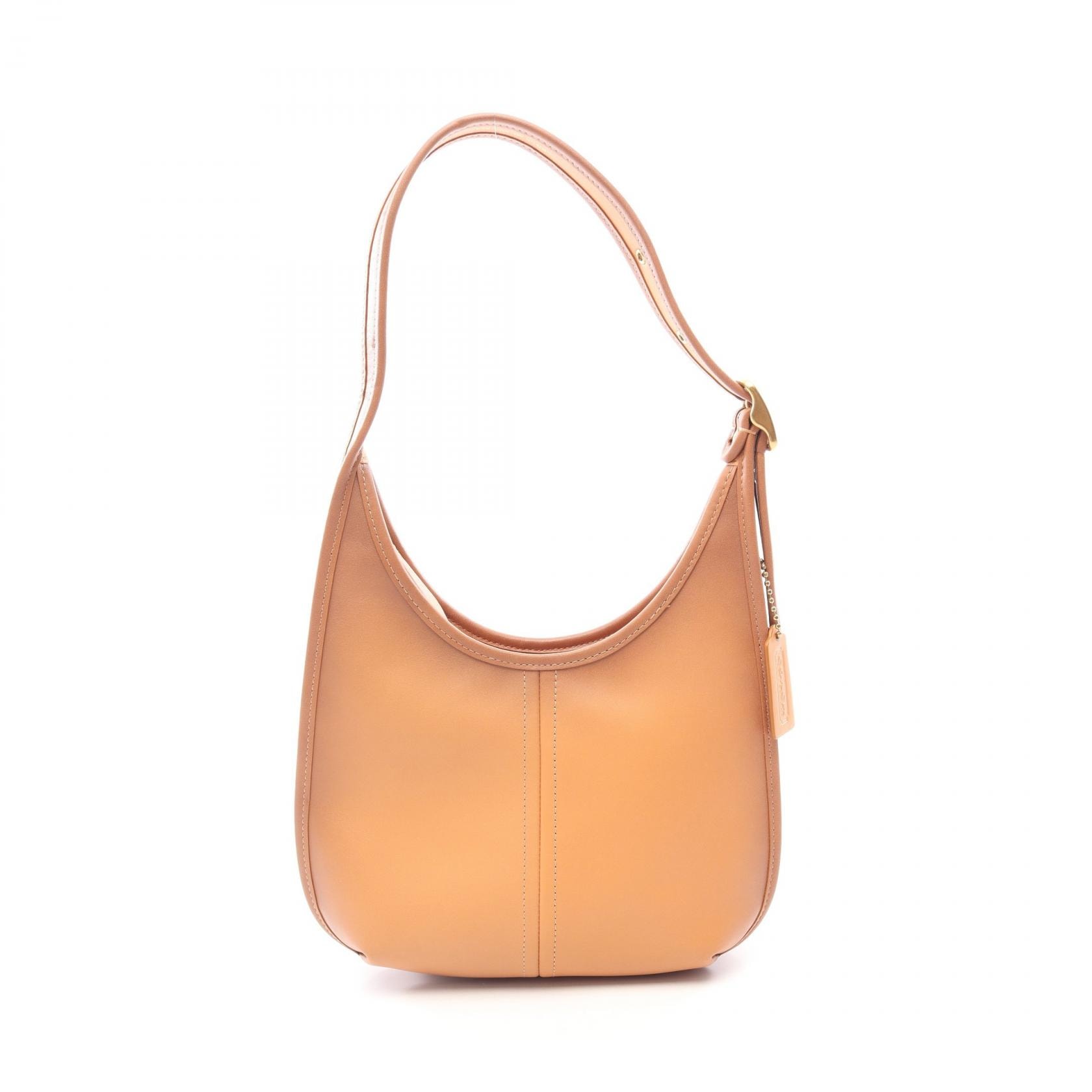 コーチ COACH エルゴ ショルダーバッグ バッグ レザー レディース ブラウン系 C2265 【中古】