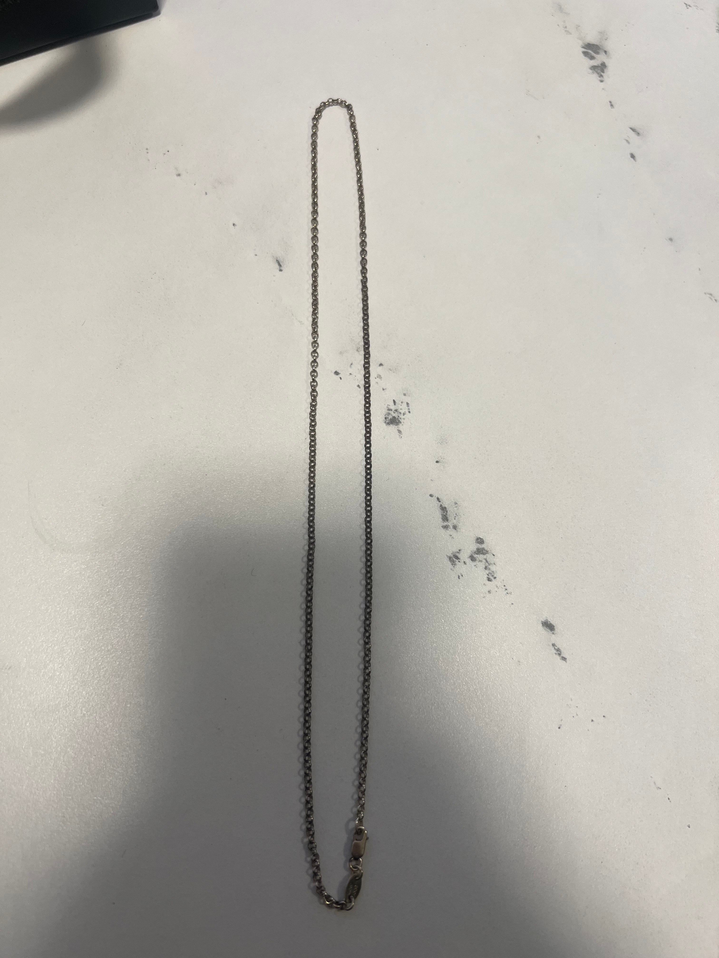 Chrome Hearts Roll Chain Necklace "Silver"