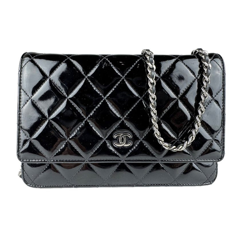 C (やや傷や汚れあり)】シャネル CHANEL チェーンウォレット パテント C (やや傷や汚れあり)】シャネル CHANEL チェーンウォレット パテント