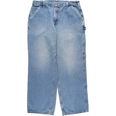 古着 カーハート Carhartt Loose Original Fit デニムペインターパンツ メンズw35相当 ワイドパンツ/eaa613015