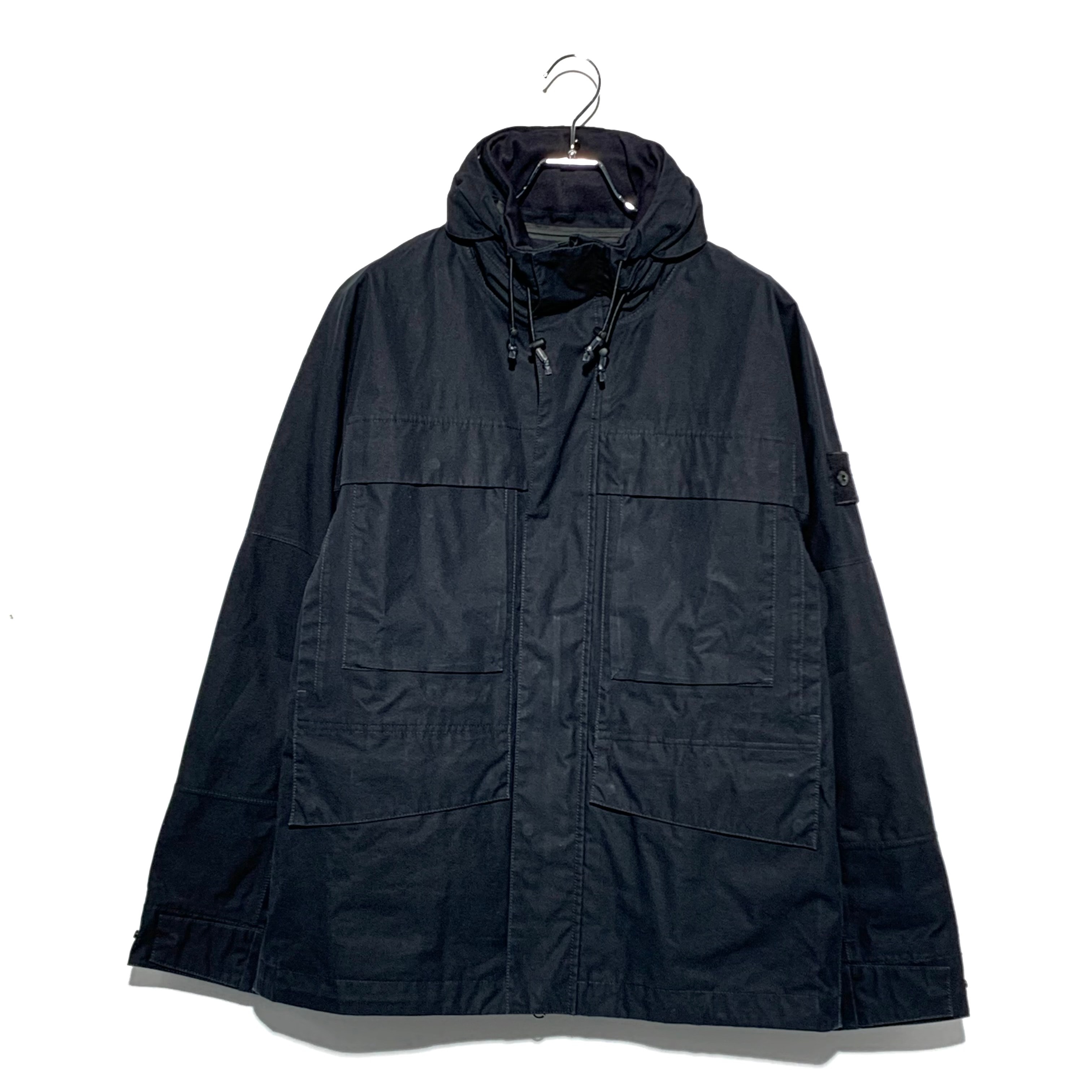 STONEISLAND 24SS 8015433F1 V0029 WEATHERPROOF COTTON CANVAS_ GHOST PIECE Black