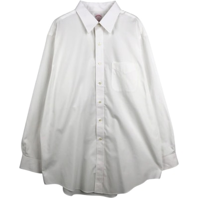 古着 ブルックスブラザーズ Brooks Brothers 346 長袖 コットンシャツ メンズXL相当/eaa676845