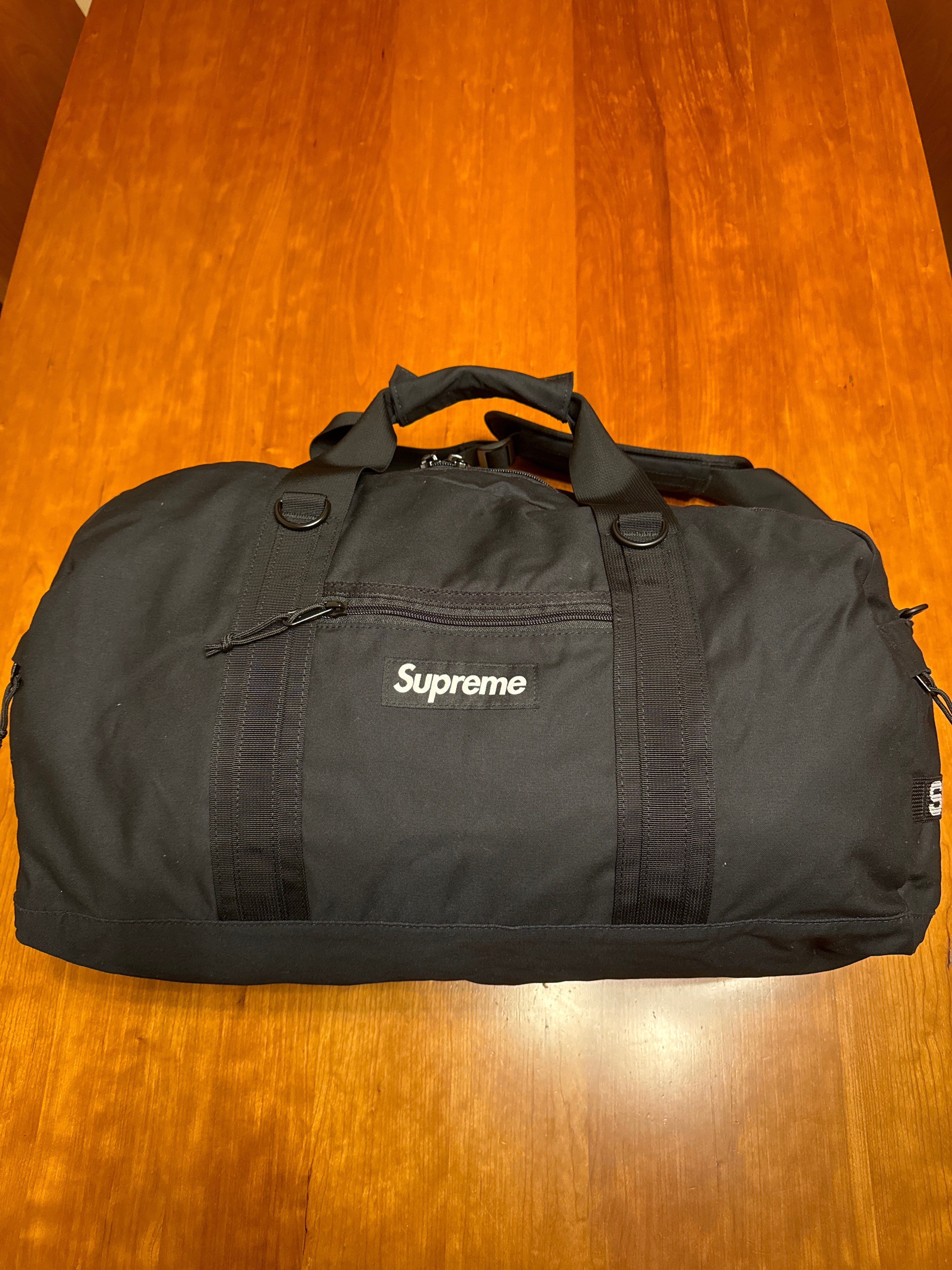 Supreme Field Duffle Bag "Black" (23SS)