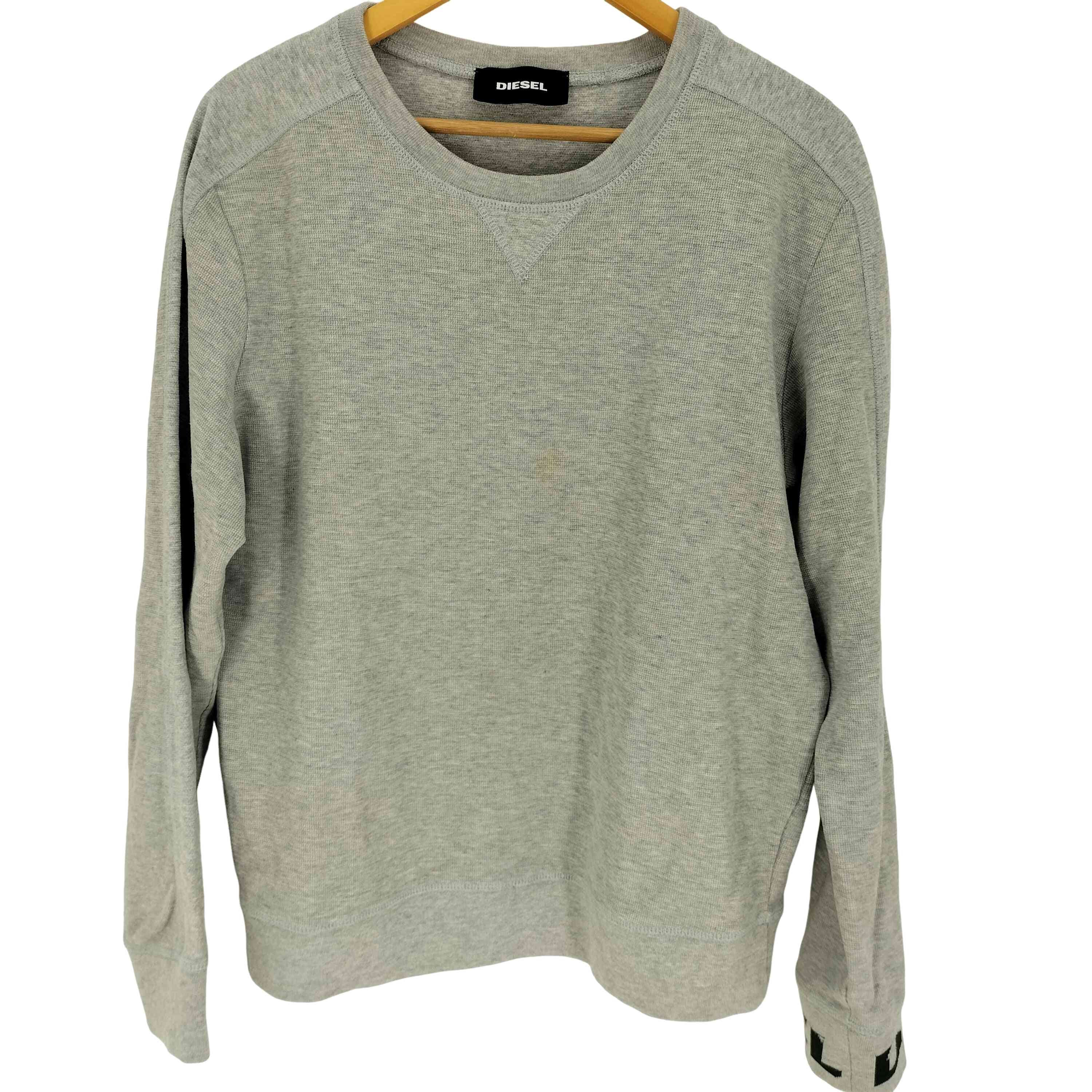 袖ロゴ 前V クルーネックスウェット【1141707997411】