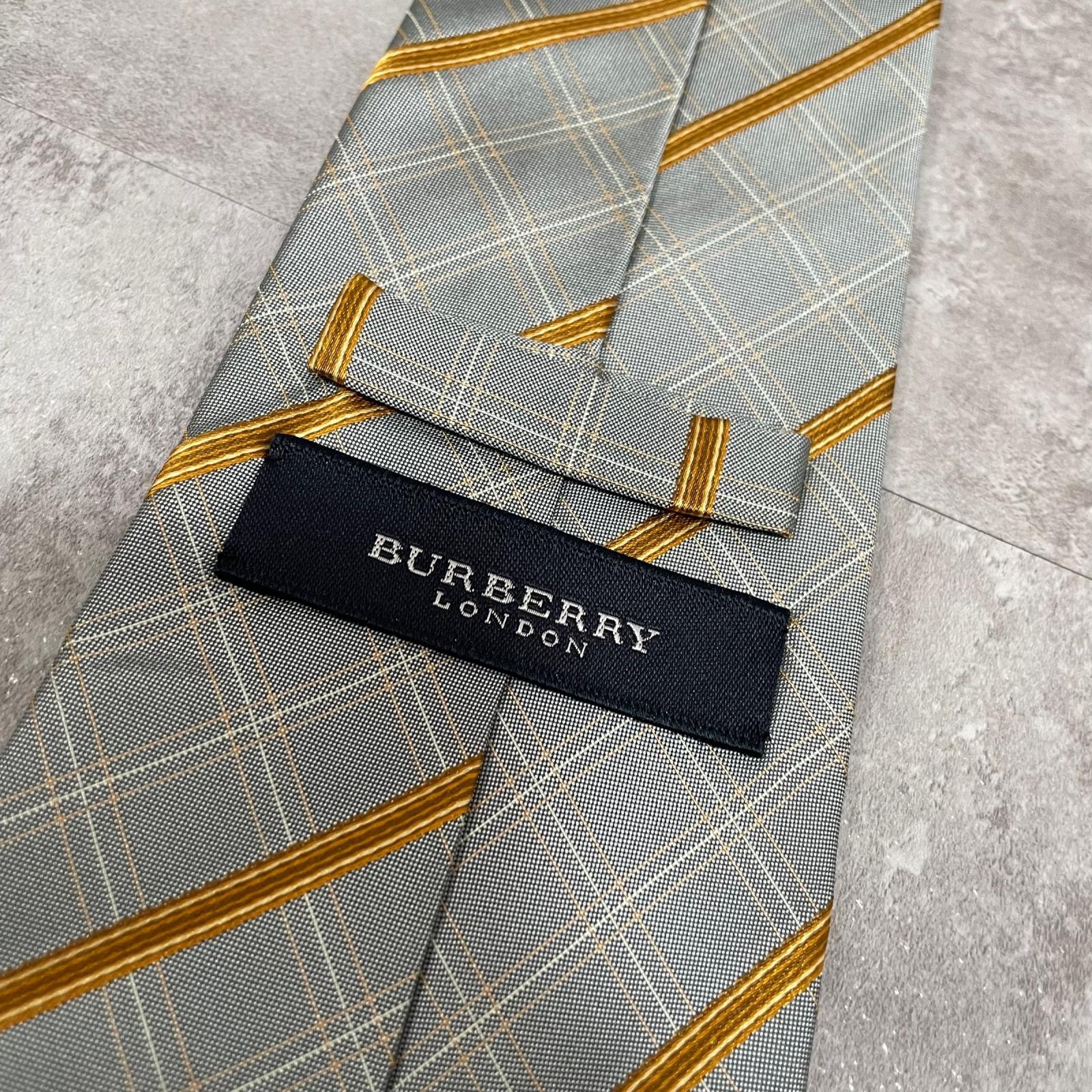 C (やや傷や汚れあり)】【BURBERRY】バーバリー ネクタイ チェック