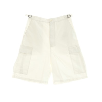 【中古】バレンシアガ BALENCIAGA コットン カーゴ ショートパンツ ホワイト【サイズXS】【メンズ】