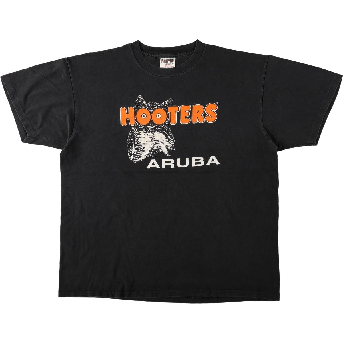 古着 90年代 オニータ ONEITA PowerPro HOOTERS フーターズ アドバタイジングTシャツ メンズXL相当 ヴィンテージ/eaa667014