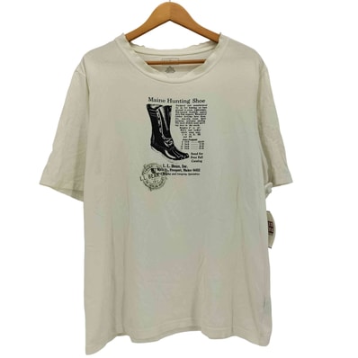 ビーンブーツ プリント クルーネック S/S Tシャツ【1143765384820】