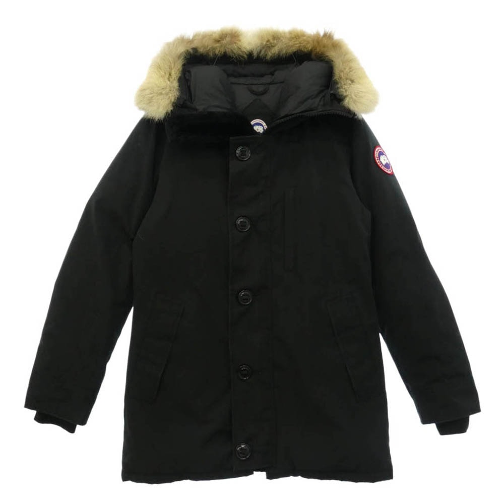 CANADA GOOSE カナダグース 3438JM グリフィンインターナショナルインクタグ Jasper Parka ジャスパー パーカ ダウンジャケット ブラック系 S【中古】