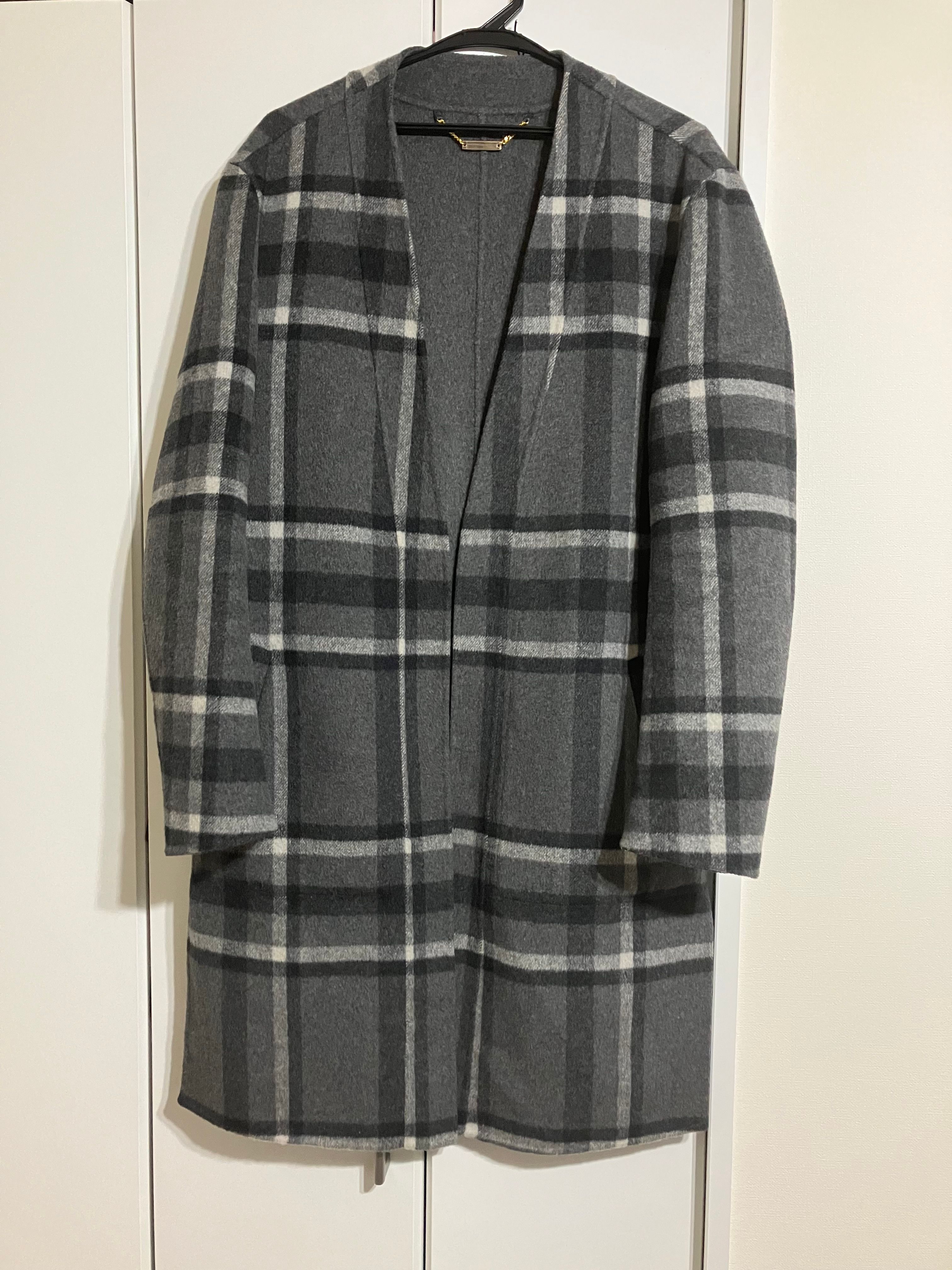 kith Check Reversible Becker Wool Coat
