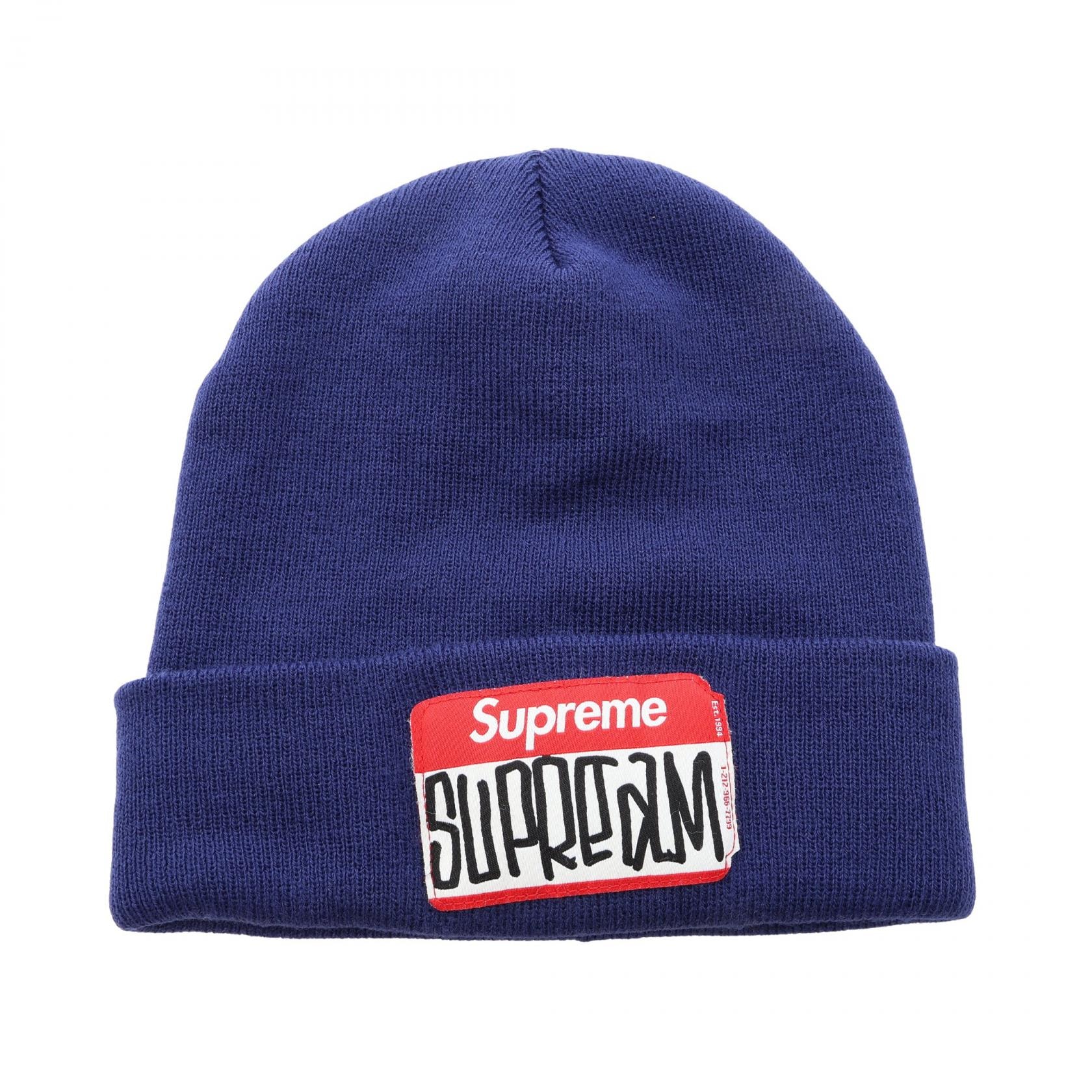 Supreme Slanted Gothic Outline Beanie 
