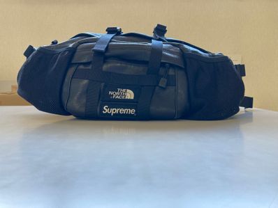 Supreme x The North Face Leather Mountain Waist Bag "Black"