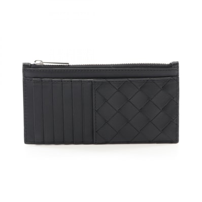 ボッテガヴェネタ BOTTEGA VENETA イントレチャート コインケース 財布 レザー メンズ ブラック系 766155VCPQ38803 【新品】