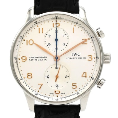 【ノーメンテナンス還元価格】IWC ポルトギーゼクロノグラフ IW371401 SS 自動巻