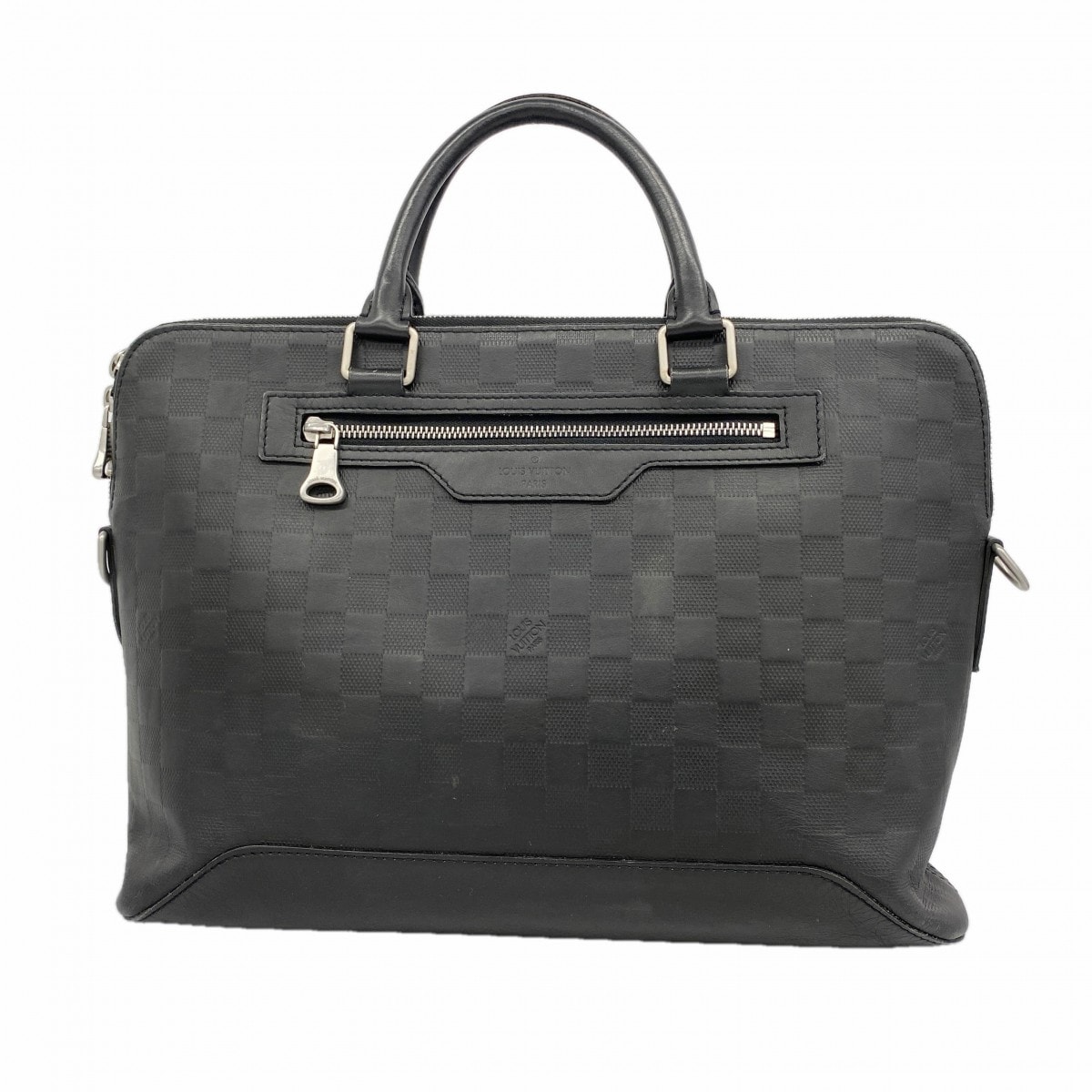 ★最終価格【6cd5822-k】ルイヴィトン ビジネスバッグ ダミエ・アンフィニ アヴェニュブリーフケース N41019 オニキス【中古】メンズ