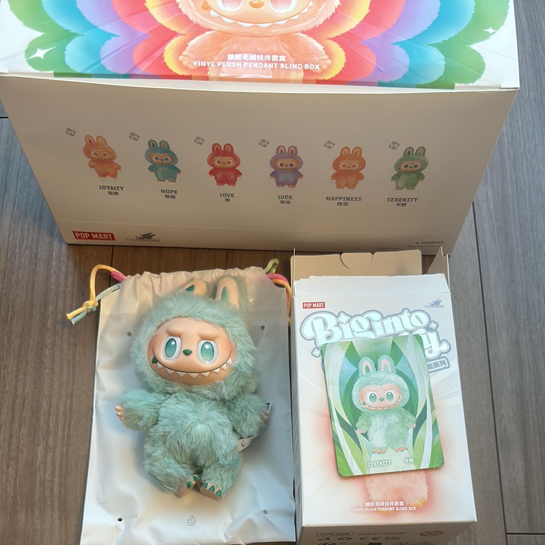 POP MART THE MONSTERS (LABUBU) Big into Energy Series Plush Pendant SERENITY