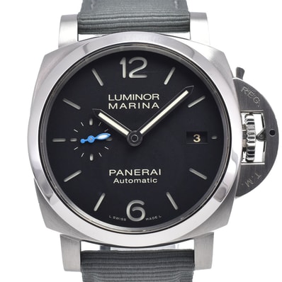 パネライ PANERAI PAM02392 ルミノール マリーナ スモールセコンド ブラック 自動巻き メンズ 美品 保証書付き 腕時計 L#148009
