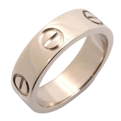 カルティエ CARTIER ラブリング リング・指輪 ジュエリー K18WG(ホワイトゴールド) レディース シルバー系 【中古】