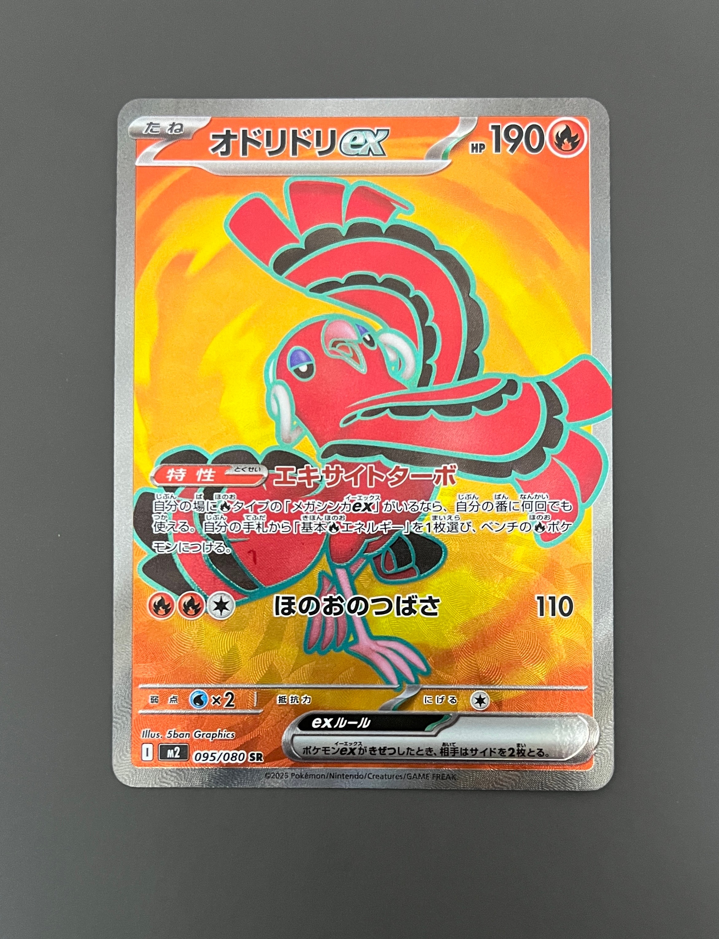 PSA10】オドリドリex SR [M2 095/080](拡張パック「インフェルノX」) 1