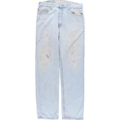 古着 00年代 リーバイス Levi's 505 REGULAR FIT STRAIGHT LEG テーパードデニムパンツ USA製 メンズw34相当/eaa587440