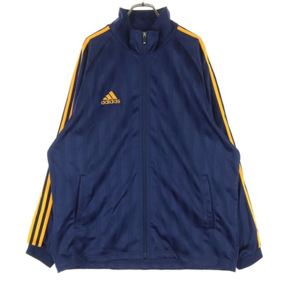 adidas アディダス ワンポイントロゴ 長袖 トラックジャケット O ブルー ジャージ