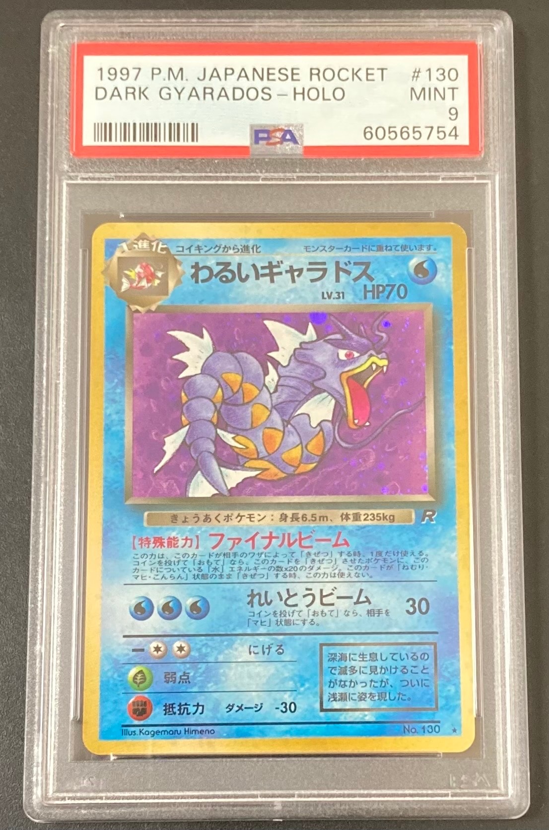 わるいギャラドス ★ : 旧裏 [PMCG4 No.130](拡張パック「ロケット団」)