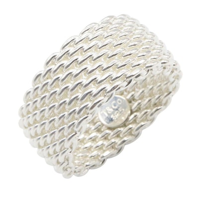 ティファニー TIFFANY&CO サマセット リング リング・指輪 ジュエリー シルバー925 レディース シルバー系 【中古】