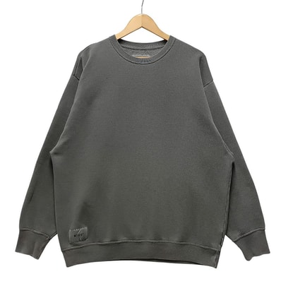 WTAPS ダブルタップス 25AW SIGN-OD / SWEATER / CTPL 加工 スウェット チャコール サイズ 3 正規品 / 40967