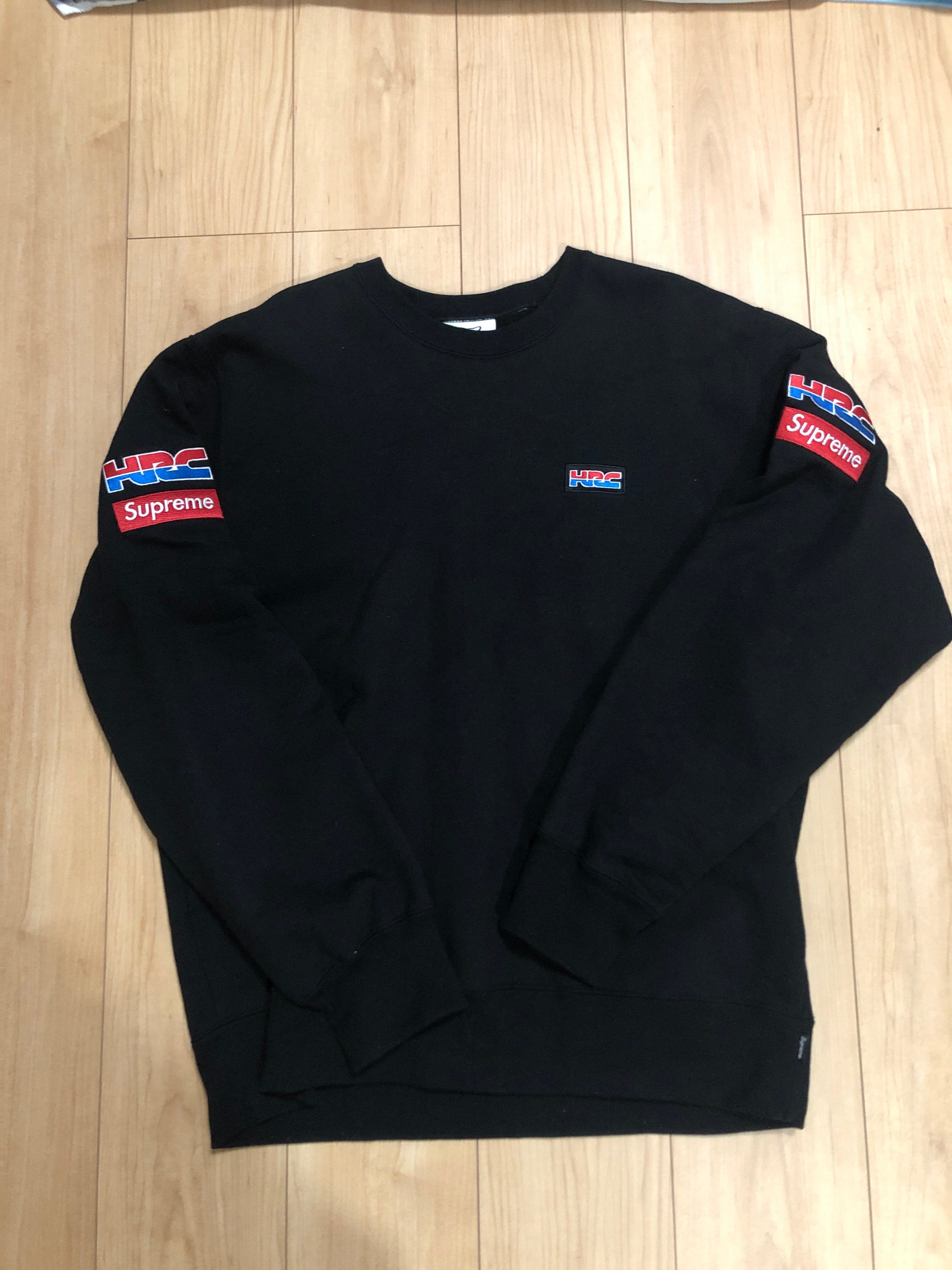 Supreme x Honda x Fox Racing Crewneck "Black"