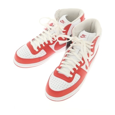 【中古】コムデギャルソンオムプリュス COMME des GARCONS HOMME PLUS × NIKE 2023年春夏 TERMINATOR スニーカー ホワイトxレッド【サイズ29cm】【メンズ】