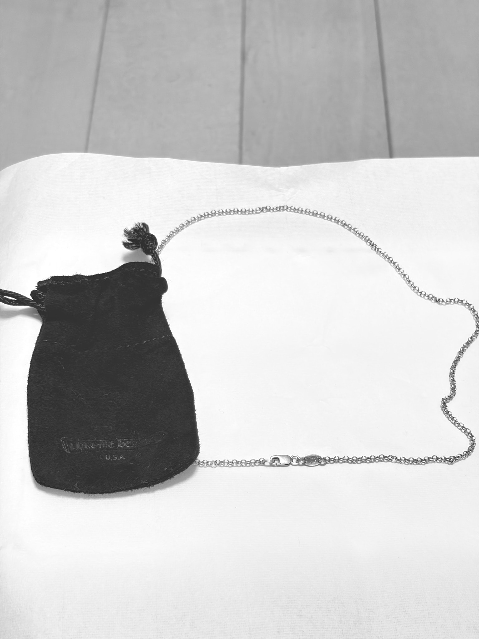Chrome Hearts Roll Chain Necklace "Silver"
