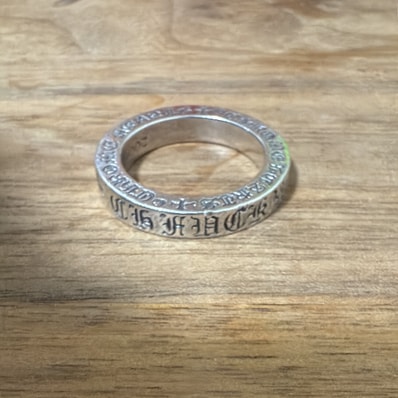 Chrome Hearts Spacer Ring 3mm CH Fuck You "Silver"