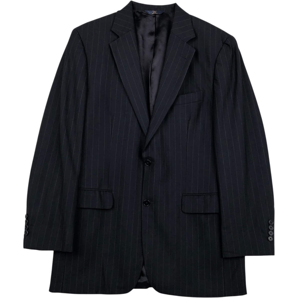 古着 ブルックスブラザーズ Brooks Brothers 346 ストライプ柄 ウールテーラードジャケット メンズM相当/eaa618429