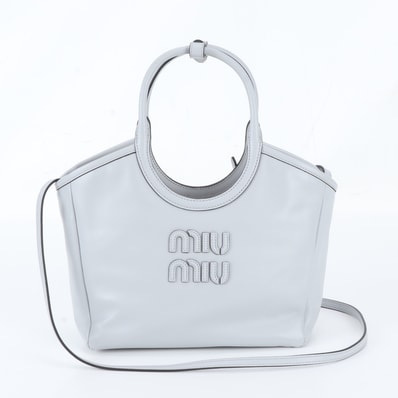 ■美品 ミュウミュウ アイビーショルダーバッグ レザー