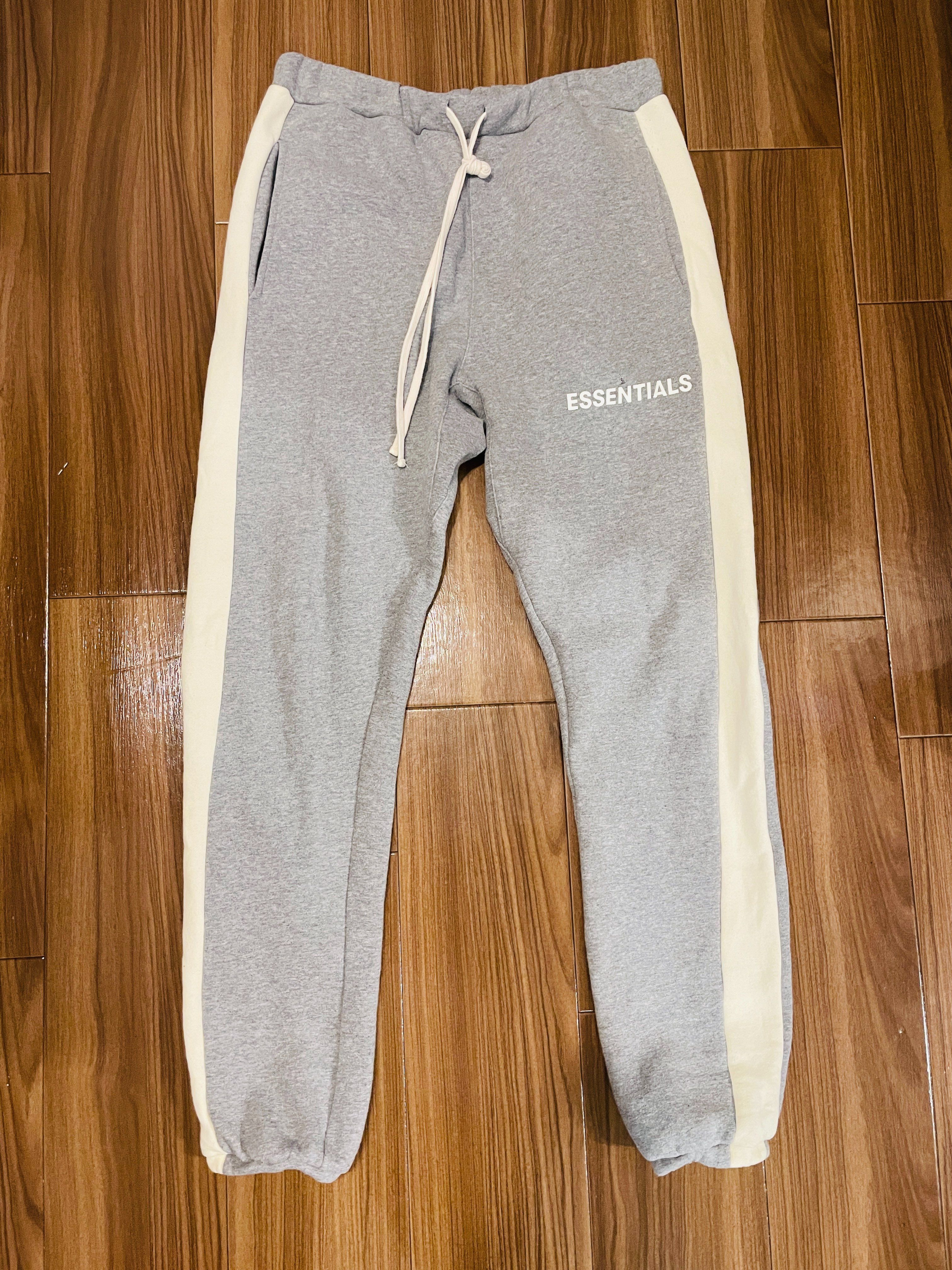 FEAR OF GOD Essentials Side Stripe Sweatpants "Grey"