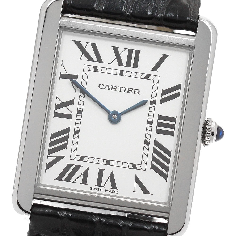 ☆良品 ★保 カルティエ タンクソロLM  W5200003 メンズ 【中古】