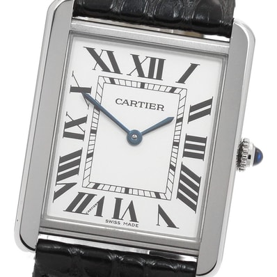 ☆良品 ★保 カルティエ タンクソロLM W5200003 メンズ 【中古】