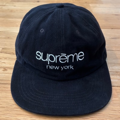 Supreme Classic Logo 6-Panel ブラック 黒 キャップ クラシックロゴ
