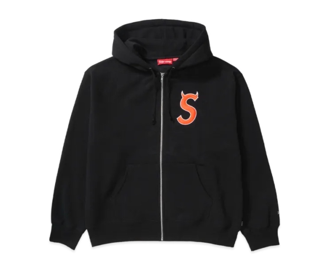 Supreme Overdyed Small Box Zip Up Hooded Sweatshirt 