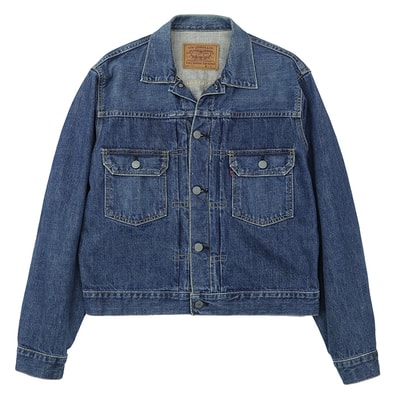 【SALE】Levi's リーバイス デニムジャケット サイズ 40 メンズ 2nd セカンド Gジャン ロゴボタン アウター インディゴ 日本製