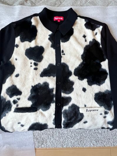 Supreme Cow Print Cardigan "Black"