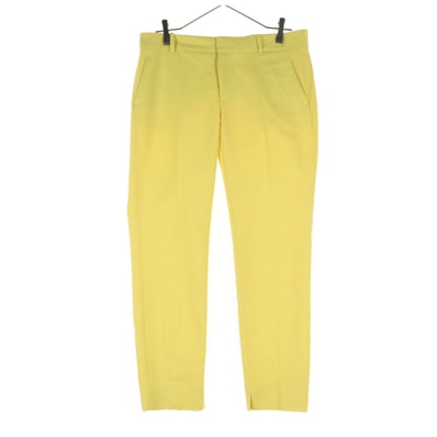 ZARA WOMAN ザラウーマン スラックスパンツ M イエロー