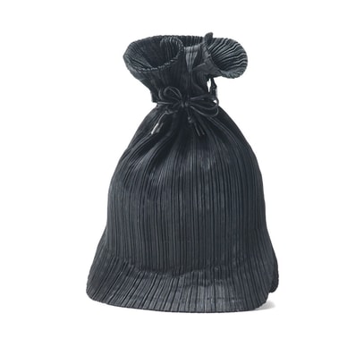 ■美品■ISSEY MIYAKE イッセイミヤケ ハンドバッグ プリーツ レザーハンドル ブランド古着【中古】20260909/RB0183