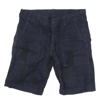 nanamica ナナミカ ショートパンツ SUDS443 ベイカー ショーツ ネイビー系 30【中古】